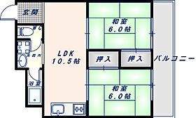 アクロシャトー永和 711 ｜ 大阪府東大阪市高井田中1丁目8-30（賃貸マンション2LDK・7階・43.84㎡） その2