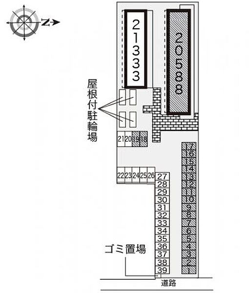 レオパレスさちＡ 205｜大阪府八尾市老原3丁目(賃貸アパート1K・2階・23.18㎡)の写真 その3