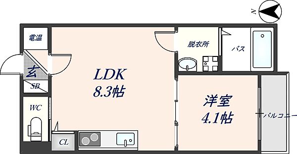 ルミエール若江岩田 302｜大阪府東大阪市岩田町4丁目(賃貸アパート1LDK・3階・28.77㎡)の写真 その2