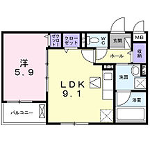 Good　Life 302 ｜ 大阪府八尾市小阪合町4丁目4-31（賃貸アパート1LDK・3階・38.78㎡） その2