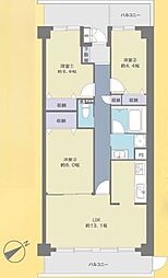 グラン・コート習志野 3LDKの間取図画像
