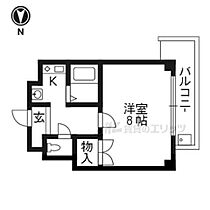 ＴＯＳＴ栄洛館 1-A ｜ 京都府京都市左京区静市市原町（賃貸マンション1K・1階・21.00㎡） その2