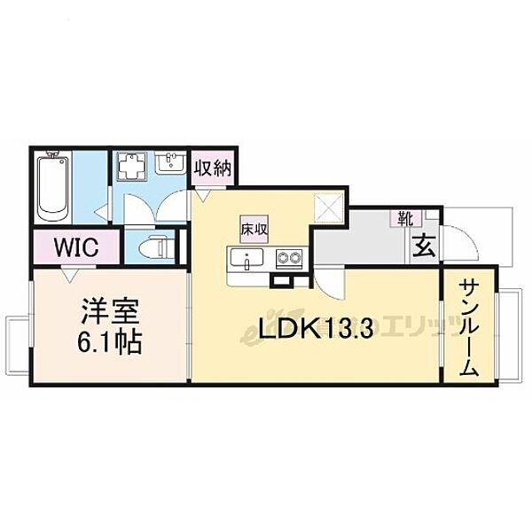 コンフォルタ西舞鶴 102｜京都府舞鶴市字引土(賃貸アパート1LDK・1階・50.05㎡)の写真 その2