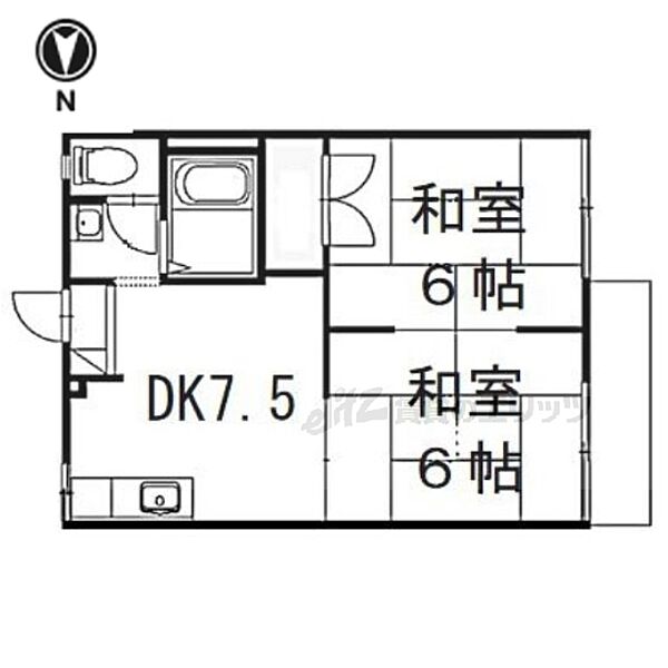 ファミールコーポ高屋5 306｜兵庫県豊岡市高屋(賃貸アパート2DK・2階・35.38㎡)の写真 その1