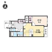 兵庫県豊岡市出石町福住字赤坂（賃貸アパート1LDK・1階・44.55㎡） その1