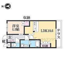 ポラリス 101 ｜ 兵庫県豊岡市九日市下町（賃貸アパート1LDK・1階・33.05㎡） その1