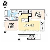 兵庫県丹波篠山市黒岡（賃貸アパート2LDK・1階・56.48㎡） その2