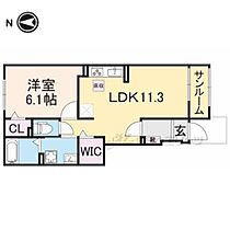 レヴァークヒルズ 105 ｜ 京都府福知山市土（賃貸アパート1LDK・1階・43.61㎡） その1