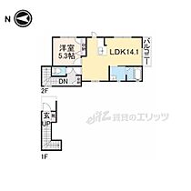 京都府福知山市字内記（賃貸アパート1LDK・2階・52.60㎡） その2