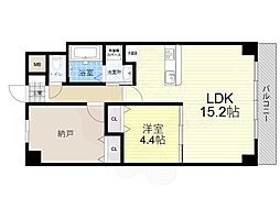 GROOVE豊中レジデンス 1SLDKの間取図画像