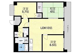 ケント 3LDKの間取図画像