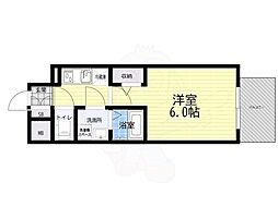 CREST TAPP 庄内 1Kの間取図画像