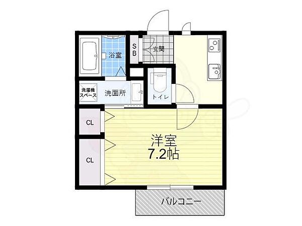 大阪府豊中市三和町４丁目(賃貸アパート1K・1階・25.00㎡)の写真 その2