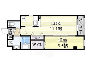 フレシール  ｜ 大阪府豊中市野田町3番1号（賃貸マンション1LDK・1階・38.07㎡） その2