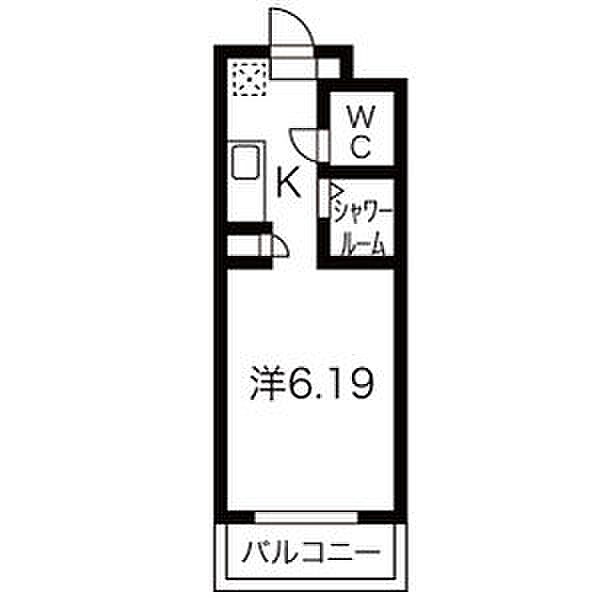 N.S.ZEAL東別院中駒ビル 905｜愛知県名古屋市中区橘１丁目(賃貸マンション1R・9階・17.89㎡)の写真 その2