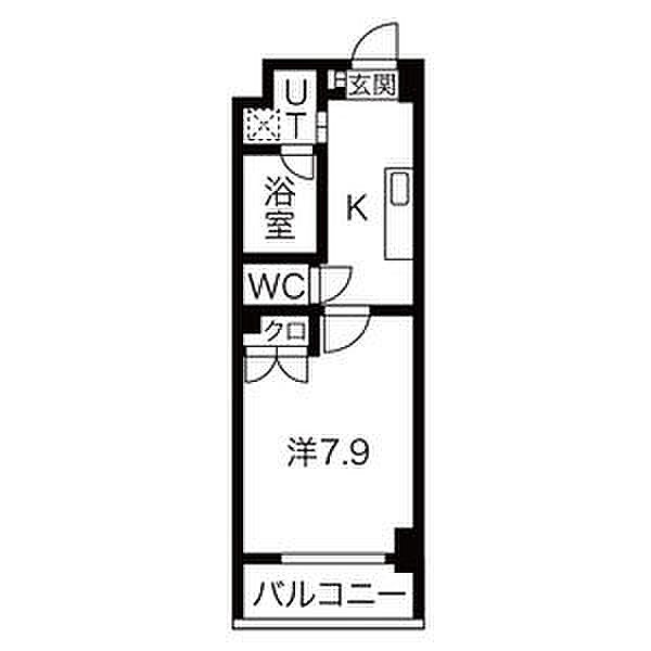 シティライフ今池南 202｜愛知県名古屋市千種区今池南(賃貸マンション1K・2階・24.98㎡)の写真 その2