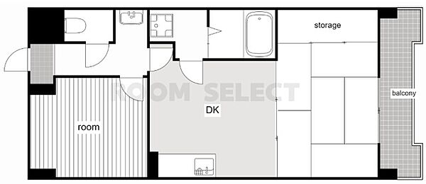 松原メイトマンション 103｜愛知県名古屋市中区松原３丁目(賃貸マンション2DK・1階・43.00㎡)の写真 その2