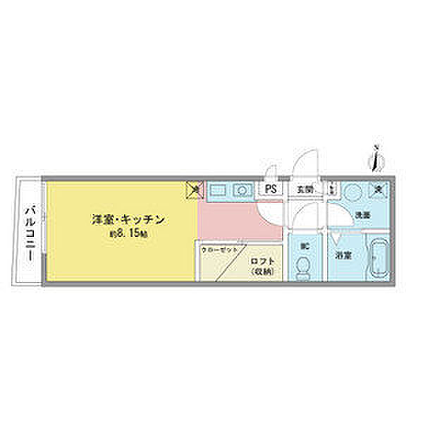 ノヴェル東別院 303｜愛知県名古屋市中区平和２丁目(賃貸アパート1K・3階・22.82㎡)の写真 その2