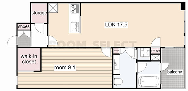 御棚町Hills 302｜愛知県名古屋市千種区御棚町２丁目(賃貸マンション1LDK・3階・60.12㎡)の写真 その2