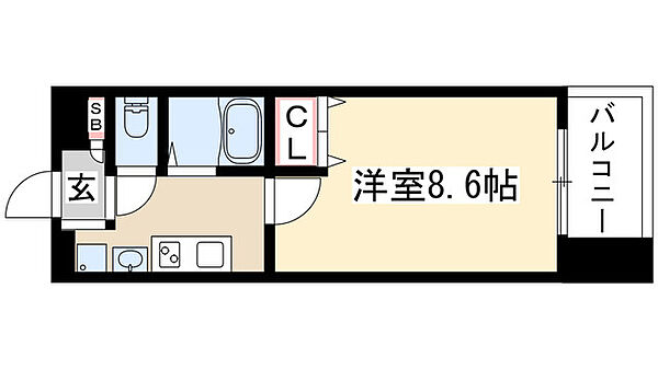 パルティール今池アネックス 503｜愛知県名古屋市千種区今池３丁目(賃貸マンション1K・5階・24.33㎡)の写真 その2