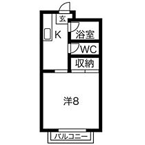 ラ・フォーレ駒方　A棟 202 ｜ 愛知県名古屋市昭和区駒方町２丁目（賃貸アパート1R・2階・26.50㎡） その2