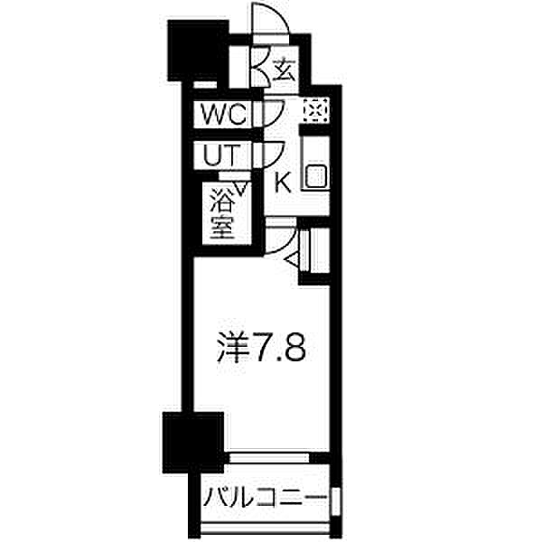 アドバンス名古屋モクシー 1001｜愛知県名古屋市中区新栄２丁目(賃貸マンション1K・10階・25.37㎡)の写真 その2