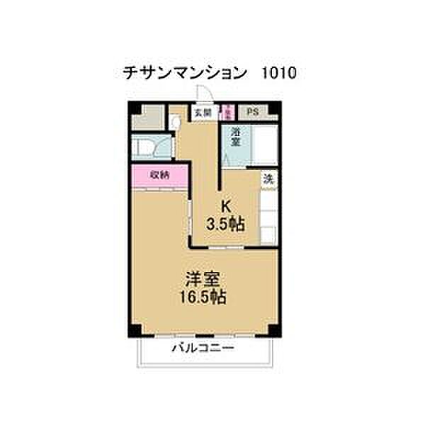 チサンマンション栄 1010｜愛知県名古屋市中区栄１丁目(賃貸マンション1LDK・10階・48.60㎡)の写真 その2