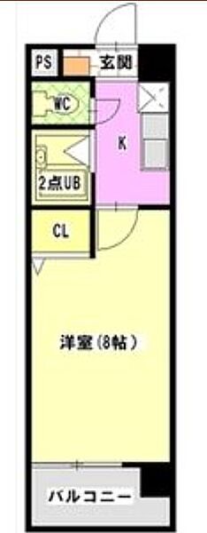 マ・メゾン白金 401｜愛知県名古屋市昭和区白金２丁目(賃貸マンション1K・4階・24.00㎡)の写真 その2