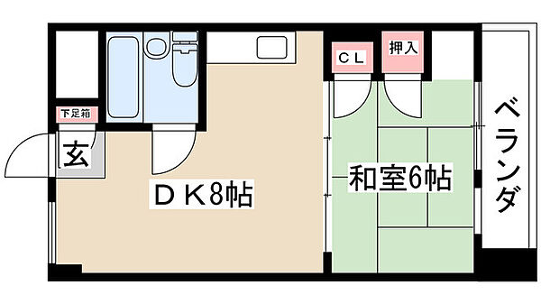 ラ・クール泉 306｜愛知県名古屋市東区泉２丁目(賃貸マンション1DK・3階・29.40㎡)の写真 その2