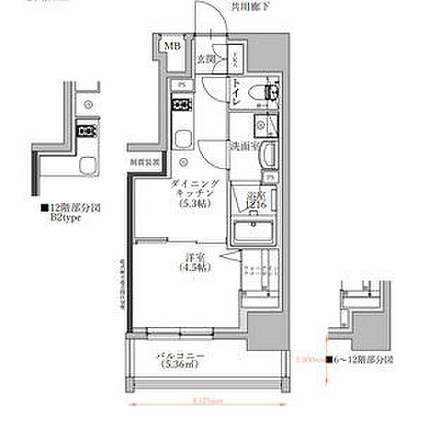 TENAS泉(6/1よりグローバルコミュニティ052-21 802｜愛知県名古屋市東区泉２丁目(賃貸マンション1DK・8階・28.71㎡)の写真 その2