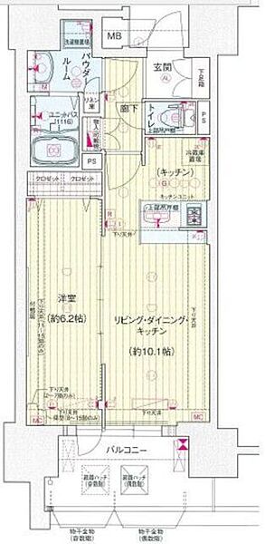 プレサンス丸の内リラティ 1101｜愛知県名古屋市中区丸の内３丁目(賃貸マンション1LDK・11階・39.88㎡)の写真 その2