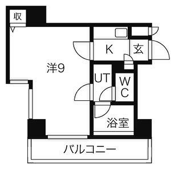 パックス今池 902｜愛知県名古屋市千種区今池５丁目(賃貸マンション1K・9階・24.55㎡)の写真 その2