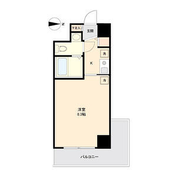 La　Douceur新栄 0910｜愛知県名古屋市中区新栄１丁目(賃貸マンション1R・9階・22.64㎡)の写真 その2