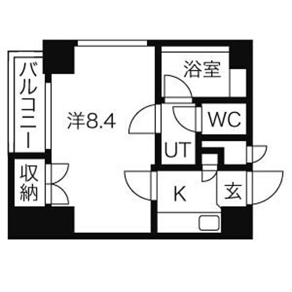 パックス今池 901｜愛知県名古屋市千種区今池５丁目(賃貸マンション1K・9階・24.88㎡)の写真 その2