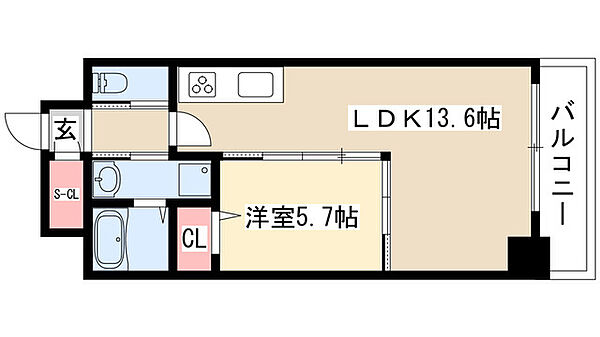 La.Vita泉 501｜愛知県名古屋市東区泉３丁目(賃貸マンション1LDK・5階・51.88㎡)の写真 その2