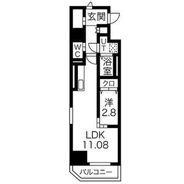 プリフェラブル栄 1008｜愛知県名古屋市東区東桜１丁目(賃貸マンション1LDK・10階・40.02㎡)の写真 その2