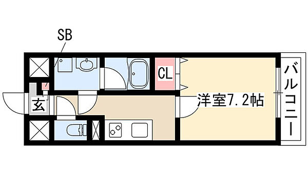 ベル・リトモ 402｜愛知県名古屋市中区富士見町(賃貸マンション1K・4階・27.88㎡)の写真 その2