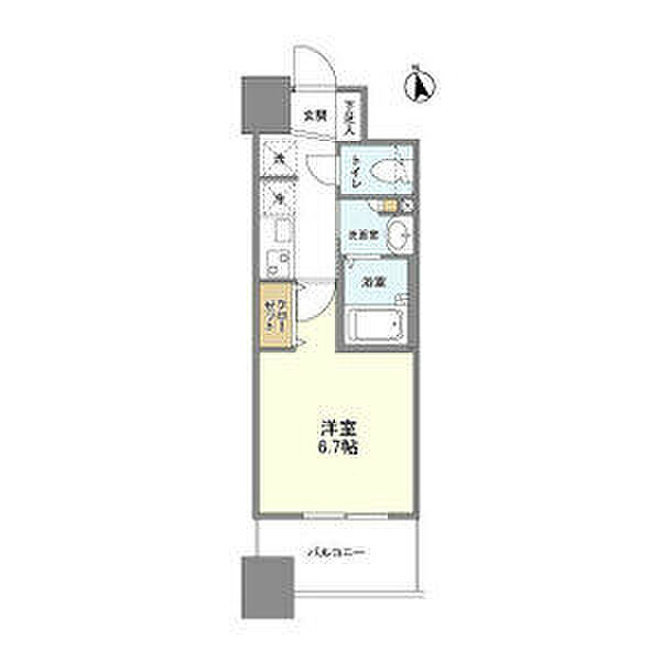 インプルーブ鶴舞 607｜愛知県名古屋市中区千代田５丁目(賃貸マンション1K・6階・23.97㎡)の写真 その2