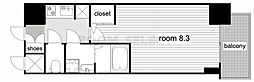 S-RESIDENCE熱田 1Kの間取図画像