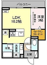 Novella 1LDKの間取図画像