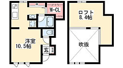 コレクション本郷 ワンルームの間取図画像