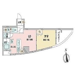 さくらヒルズフジミ 1LDKの間取図画像