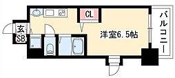 プレサンス金山グリーンパークス 1Kの間取図画像
