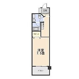 ユメックス-10 1Kの間取図画像