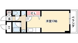 ティーエム21 ワンルームの間取図画像