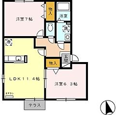 物件の間取り