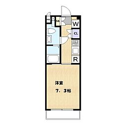 YS上前津 1Kの間取図画像