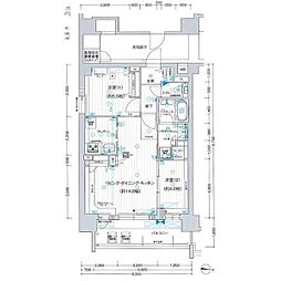 プレサンスレイズ鶴舞公園 3LDKの間取図画像