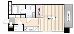 レジデンス東別院スクエア2 1Kの間取図画像