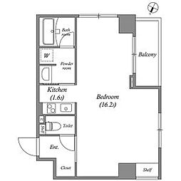 T'sRESIDENCENagoya 1LDKの間取図画像